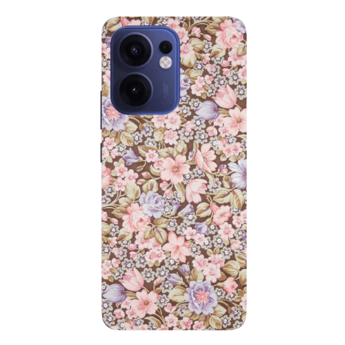 Oppo Reno13 FS Blue Roses Transparent Silicone TPU Θήκη
